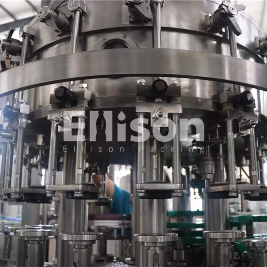 Progetto chiavi in ​​mano Bottiglia di plastica di vetro Linea di produzione di riempimento di acqua frizzante per bibite analcoliche gassate / Macchina per impianti di miscelazione per imbottigliamento di bevande liquide CSD
